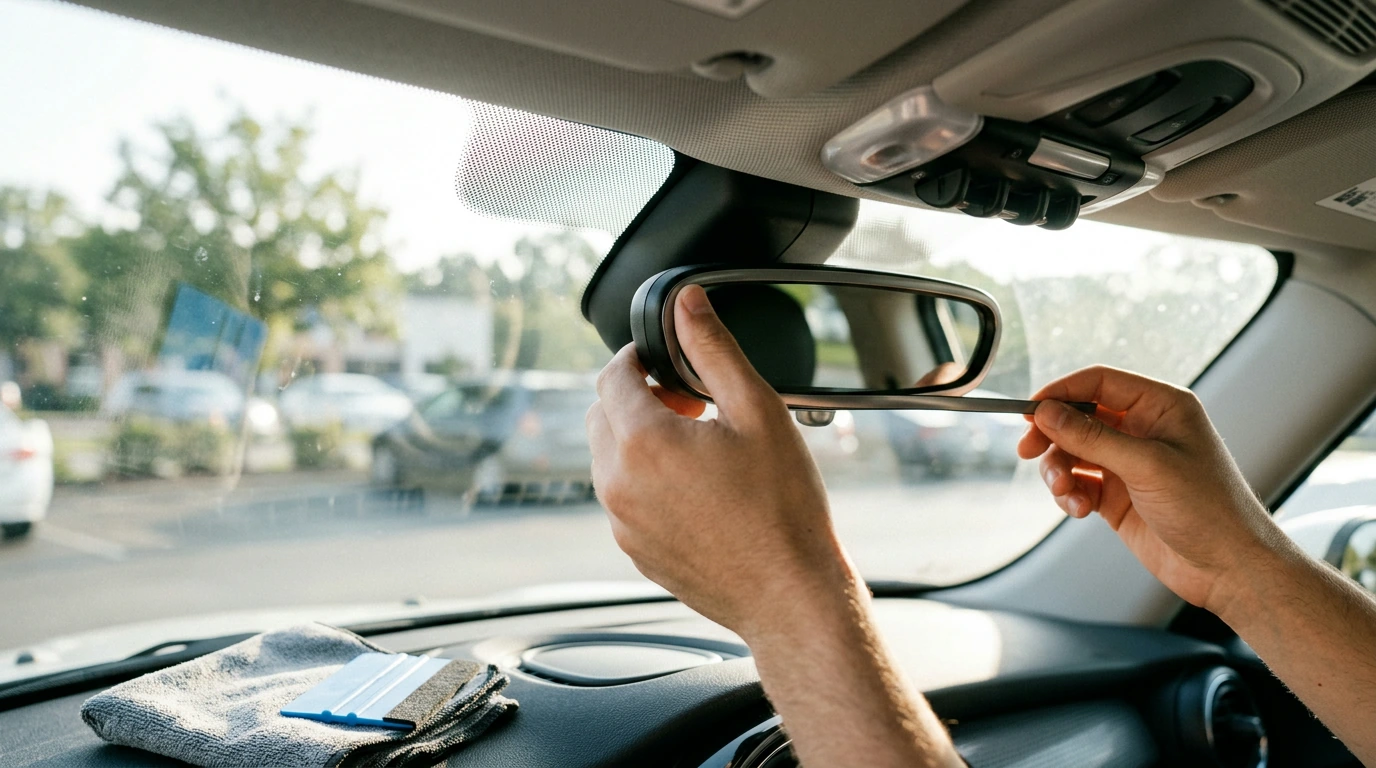 Non-Fading Mirror Sticker Strips for Ford: Fit & Install